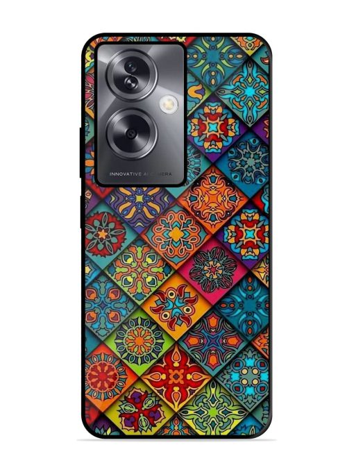 Patchwork Mandala Mosaic Glossy Soft Edge Case for Oppo A79 (5G) Chachhi