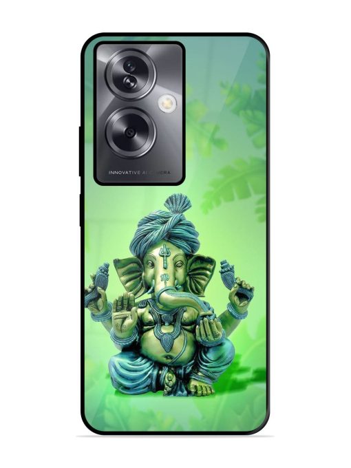 Ganesha, The Remover Of Obstacles Glossy Soft Edge Case for Oppo A79 (5G) Chachhi