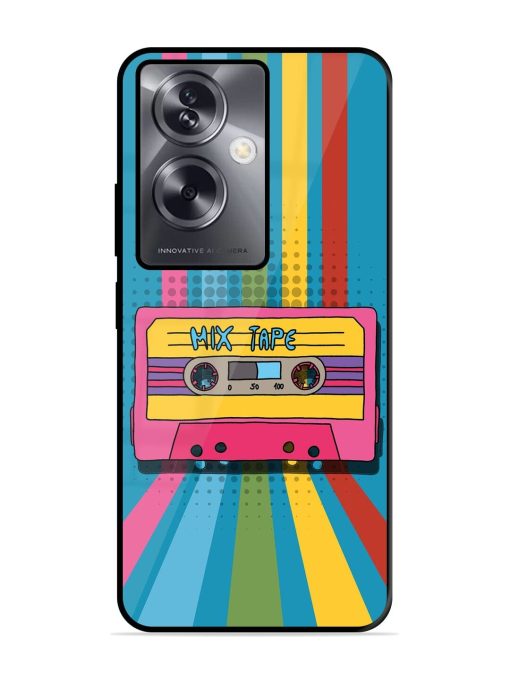 Retro Cassette Tapes Glossy Soft Edge Case for Oppo A79 (5G) Chachhi