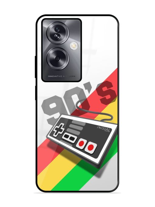 90S Nostalgia Glossy Soft Edge Case for Oppo A79 (5G) Chachhi