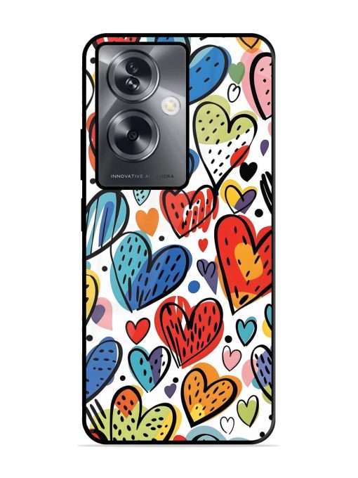 Heartfelt Harmony Glossy Soft Edge Case for Oppo A79 (5G) Chachhi