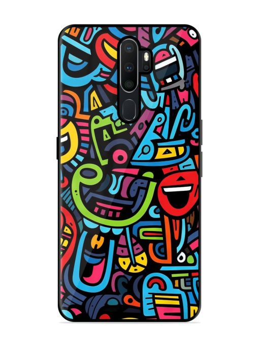 Doodlephoria Glossy Soft Edge Case for Oppo A9 Chachhi