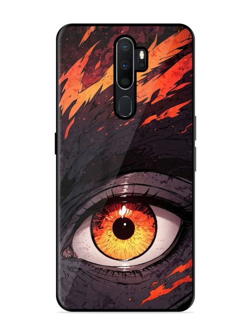 Inferno Gaze Glossy Soft Edge Case for Oppo A9 Chachhi