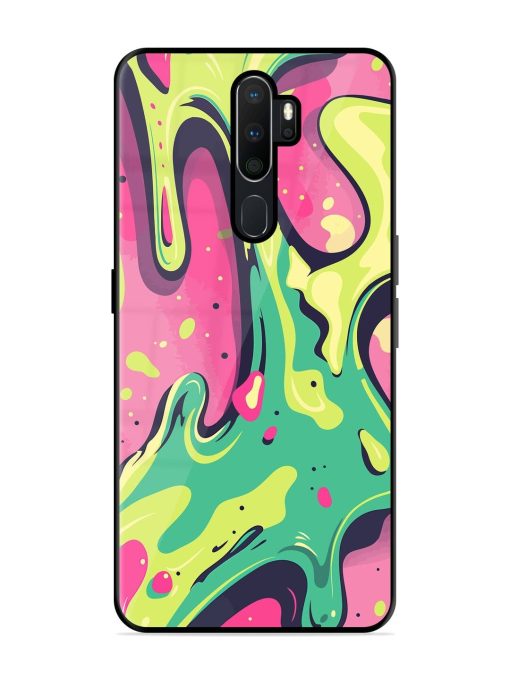 Gooey Grooves Glossy Soft Edge Case for Oppo A9 Chachhi