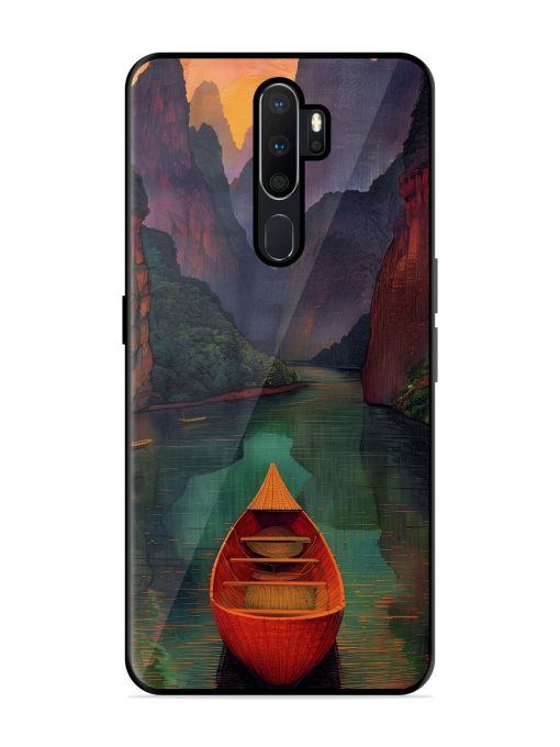 Serene Passage Glossy Soft Edge Case for Oppo A9 Chachhi