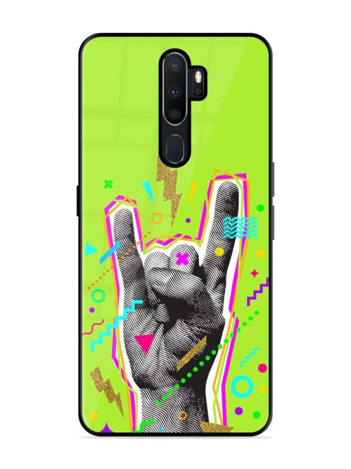 Neon Rock Glossy Soft Edge Case for Oppo A9 Chachhi