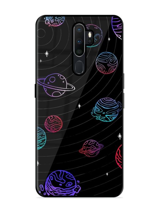 Cosmic Ballet Glossy Soft Edge Case for Oppo A9 Chachhi