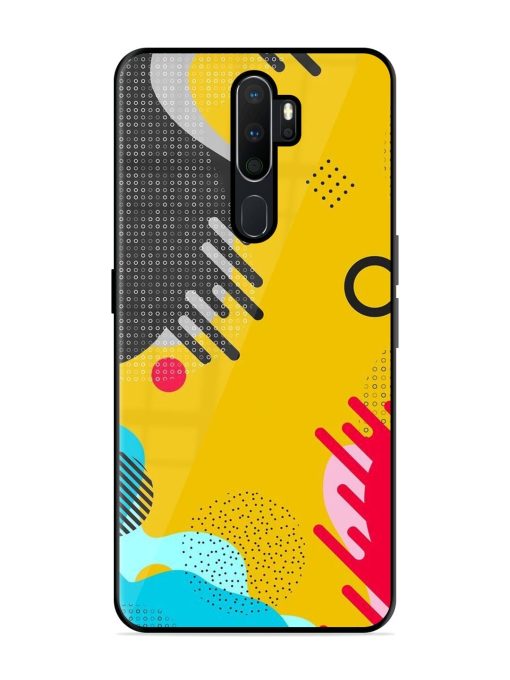 Neon Pop Glossy Soft Edge Case for Oppo A9 Chachhi