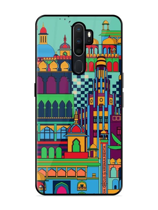 Indian Tapestry Glossy Soft Edge Case for Oppo A9 Chachhi