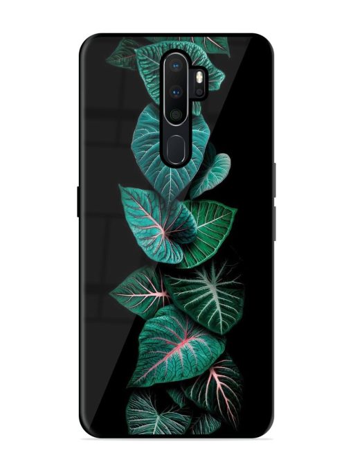 Emerald Elegance Glossy Soft Edge Case for Oppo A9 Chachhi