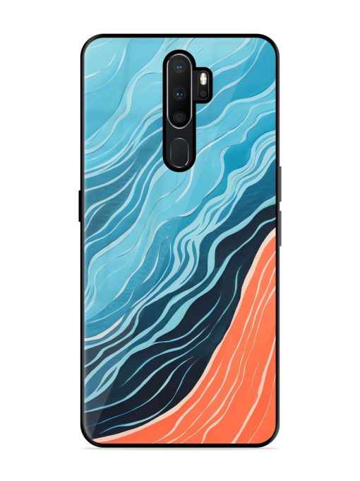 Oceanic Divide Glossy Soft Edge Case for Oppo A9 Chachhi