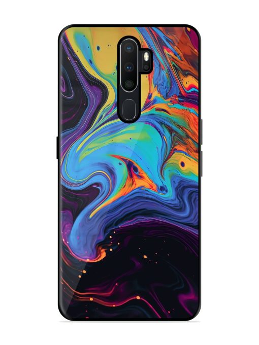 Liquid Dreamscape Glossy Soft Edge Case for Oppo A9 Chachhi