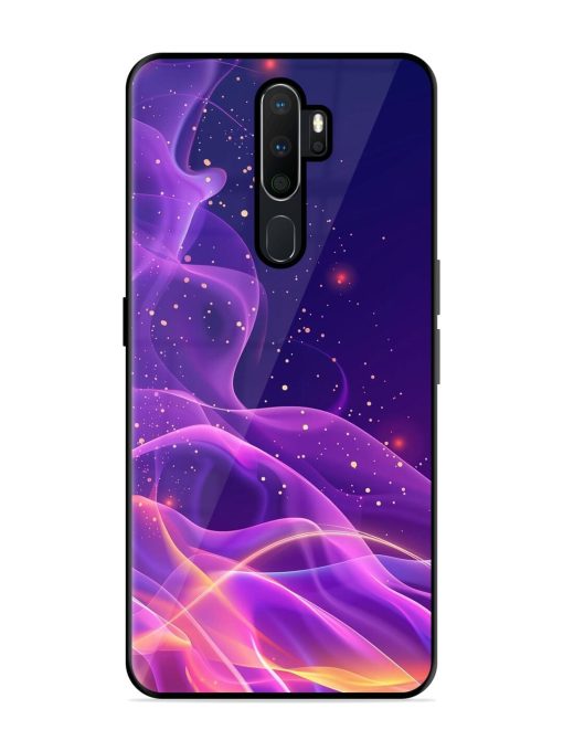 Cosmic Currents Glossy Soft Edge Case for Oppo A9 Chachhi