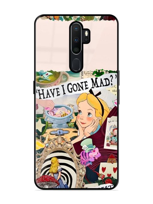 Mad Hatter'S Collage Glossy Soft Edge Case for Oppo A9 Chachhi