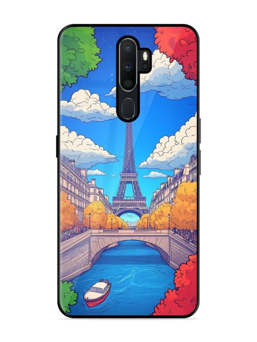 Parisian Panorama Glossy Soft Edge Case for Oppo A9 Chachhi