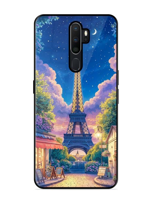 Twilight In Paris Glossy Soft Edge Case for Oppo A9 Chachhi