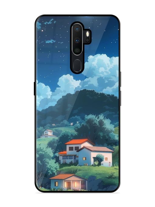 Peaceful Nightscape Glossy Soft Edge Case for Oppo A9 Chachhi