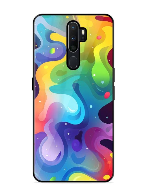 Rainbow River Glossy Soft Edge Case for Oppo A9 Chachhi