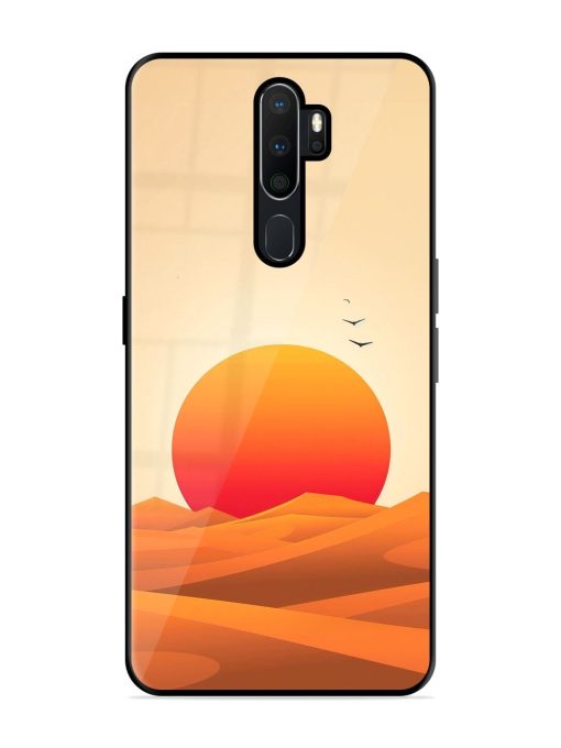 Desert Sunset Glossy Soft Edge Case for Oppo A9 Chachhi