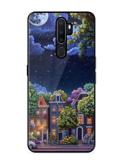 Moonlit Streets Glossy Soft Edge Case for Oppo A9 Chachhi