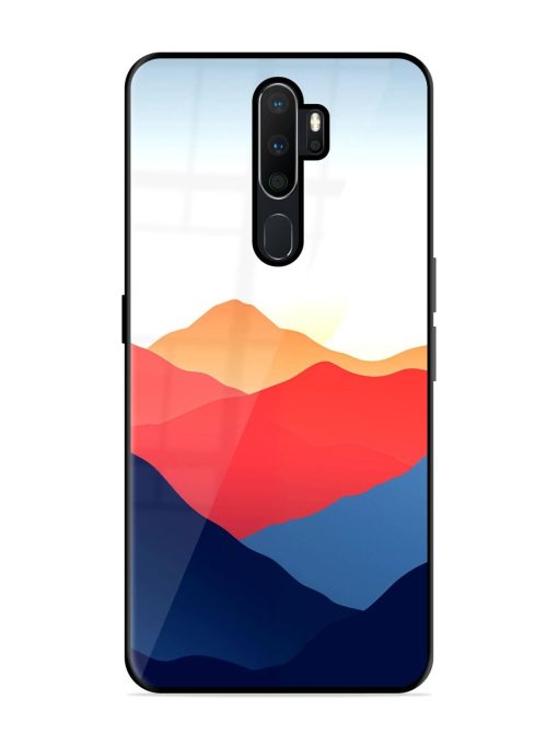 Sunset Peaks Glossy Soft Edge Case for Oppo A9 Chachhi