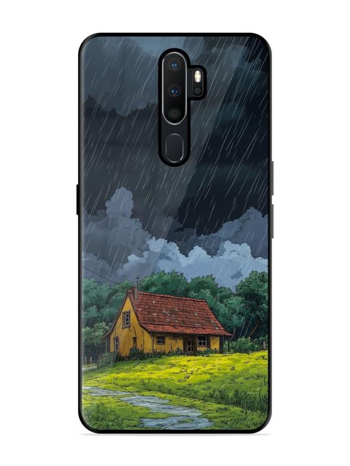 Rainy Day Retreat Glossy Soft Edge Case for Oppo A9 Chachhi