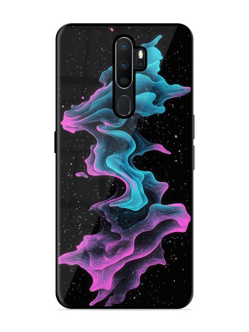 Cosmic Currents Glossy Soft Edge Case for Oppo A9 Chachhi