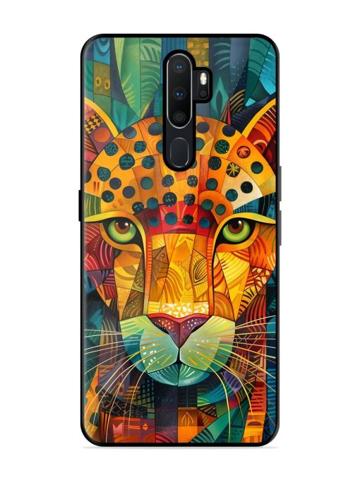 Mosaic Majesty Glossy Soft Edge Case for Oppo A9 Chachhi