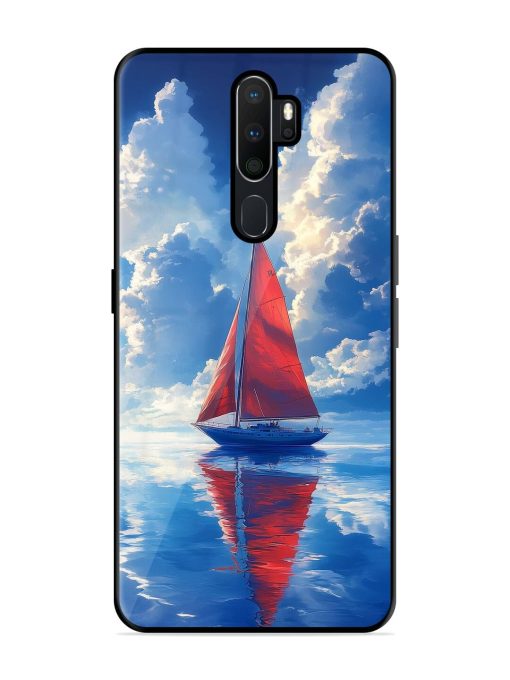 Crimson Sails Glossy Soft Edge Case for Oppo A9 Chachhi