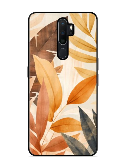 Earthy Elegance Glossy Soft Edge Case for Oppo A9 Chachhi