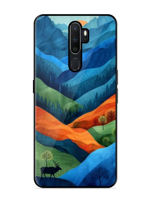 Layers Of The Land Glossy Soft Edge Case for Oppo A9 Chachhi