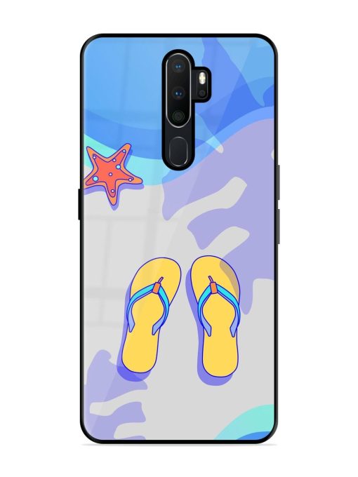 Sandy Toes And Salty Seas Glossy Soft Edge Case for Oppo A9 Chachhi