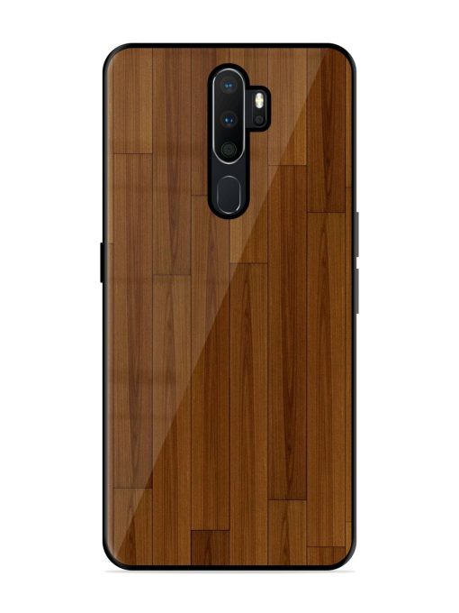 Warm Woodgrain Glossy Soft Edge Case for Oppo A9 Chachhi