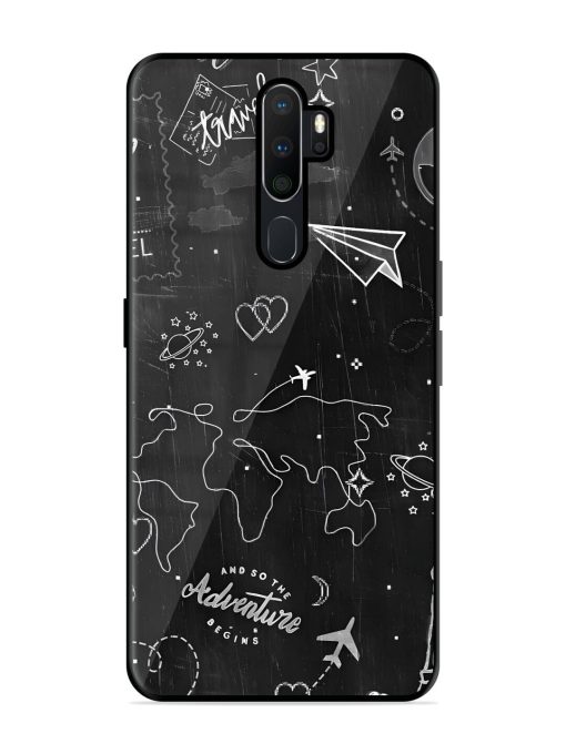 Wanderlust Sketchbook Glossy Soft Edge Case for Oppo A9 Chachhi