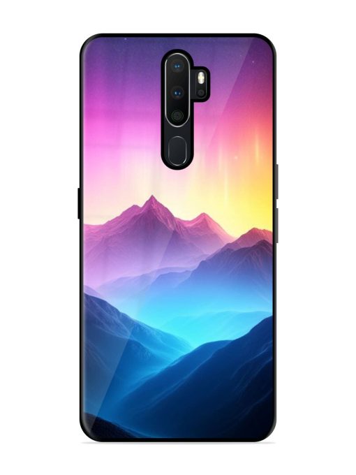 Cosmic Mountains Glossy Soft Edge Case for Oppo A9 Chachhi