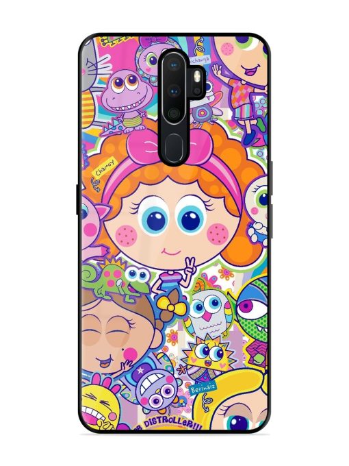 Distroller Friends Glossy Soft Edge Case for Oppo A9 Chachhi