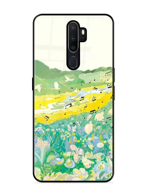 Melody In Bloom Glossy Soft Edge Case for Oppo A9 Chachhi