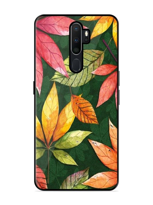 Autumn'S Embrace Glossy Soft Edge Case for Oppo A9 Chachhi