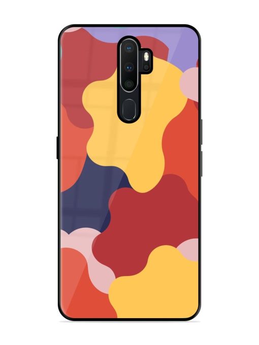 Gooey Color Chaos Glossy Soft Edge Case for Oppo A9 Chachhi