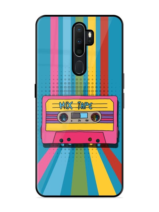 Retro Cassette Tapes Glossy Soft Edge Case for Oppo A9 Chachhi