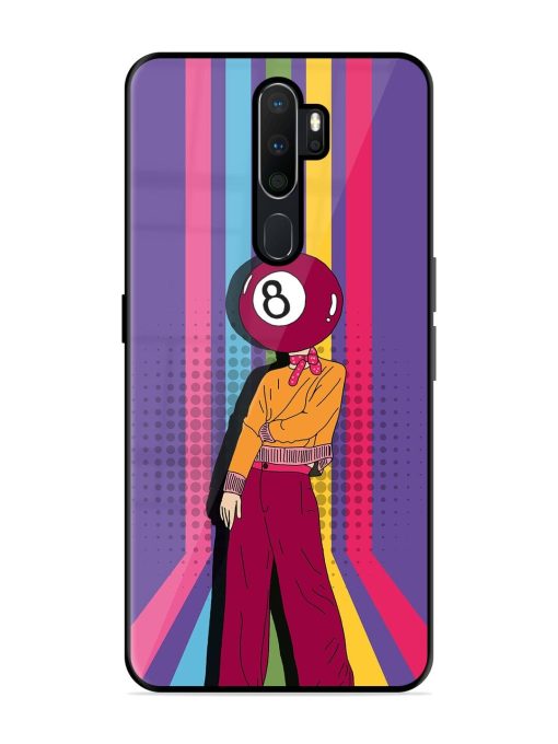 Eight Ball Fashionista Glossy Soft Edge Case for Oppo A9 Chachhi