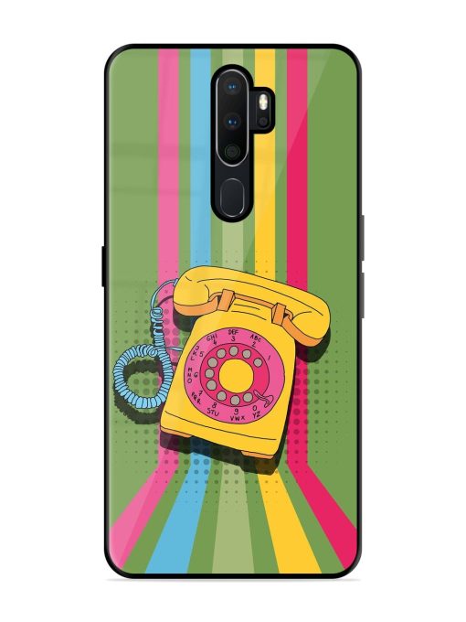 Retro Dialer Glossy Soft Edge Case for Oppo A9 Chachhi