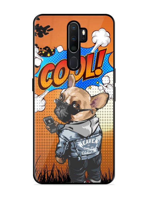 Cool Pup Glossy Soft Edge Case for Oppo A9 Chachhi