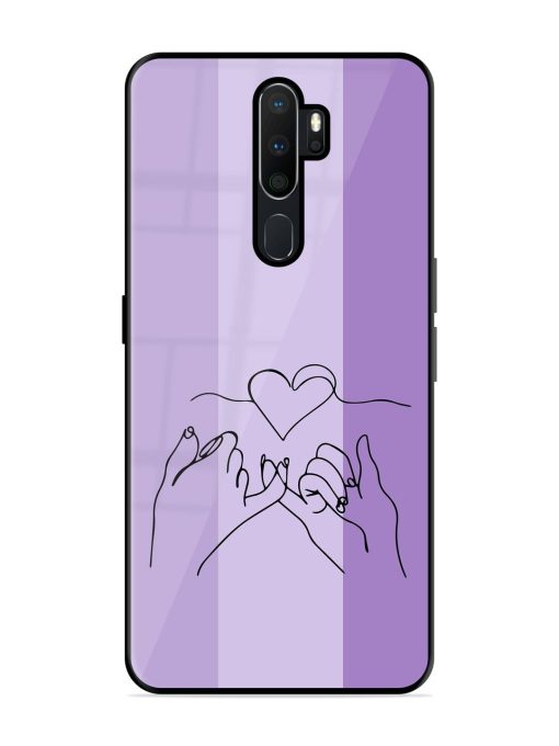 Forever Linked Glossy Soft Edge Case for Oppo A9 Chachhi