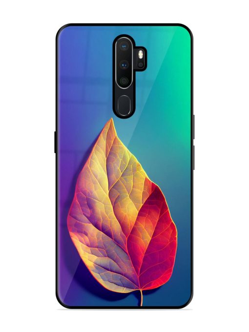 Autumn'S Embrace Glossy Soft Edge Case for Oppo A9 Chachhi