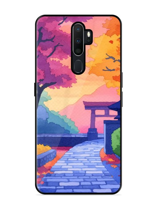 Autumnal Serenity Glossy Soft Edge Case for Oppo A9 Chachhi