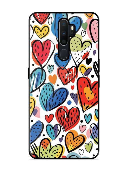 Heartfelt Harmony Glossy Soft Edge Case for Oppo A9 Chachhi