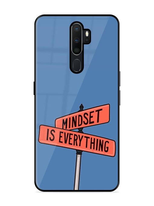 Mindset Matters Glossy Soft Edge Case for Oppo A9 (2020) Chachhi