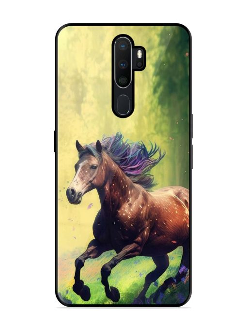 Enchanted Gallop Glossy Soft Edge Case for Oppo A9 (2020) Chachhi