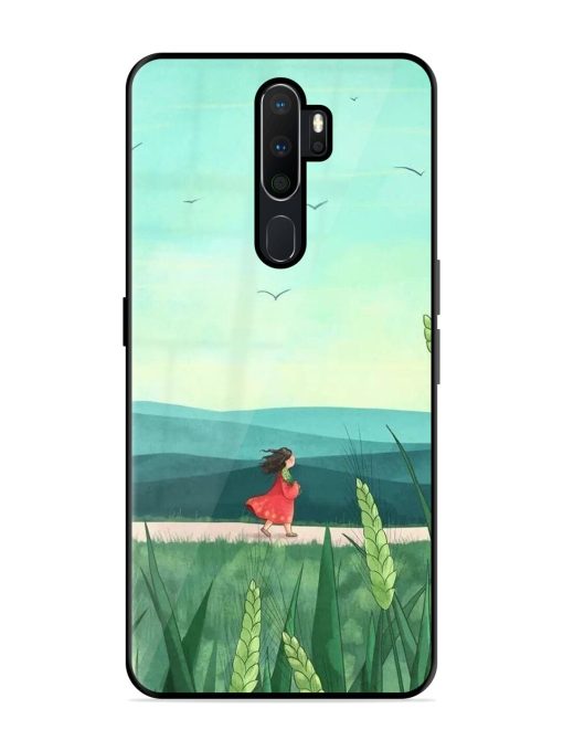 Solitude'S Serenity Glossy Soft Edge Case for Oppo A9 (2020) Chachhi